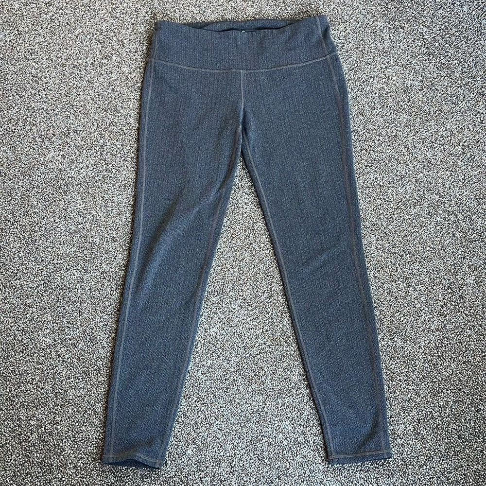 Athlete Herringbone Leggings Size Large EUC